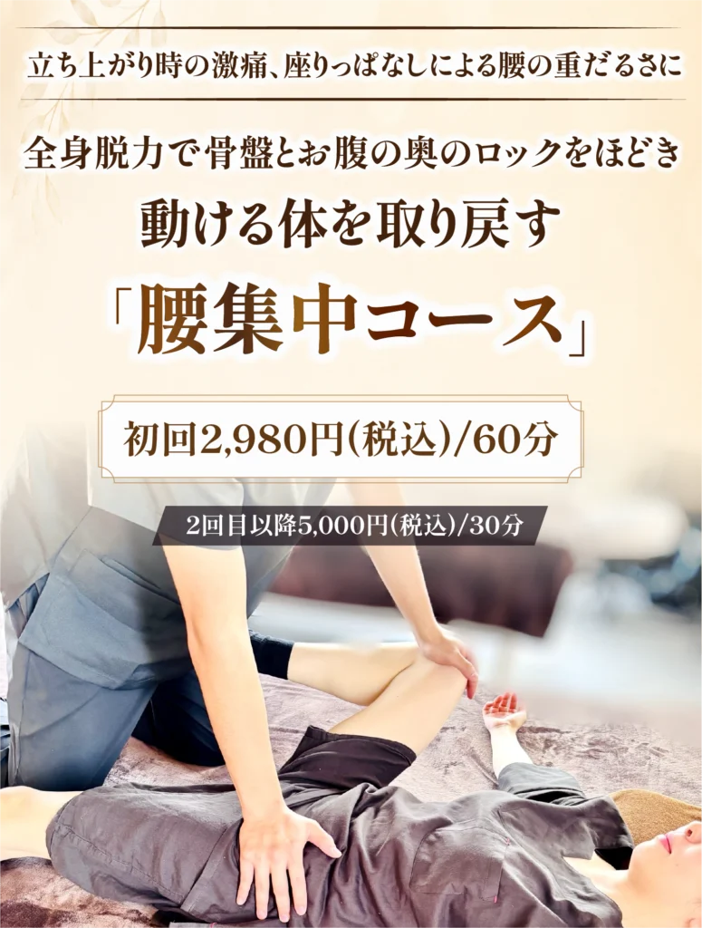 腰集中コース