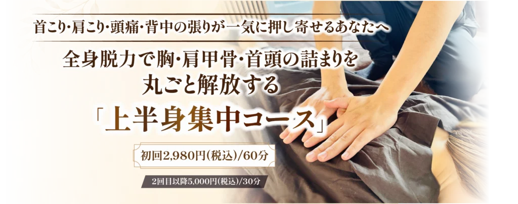 上半身集中コース